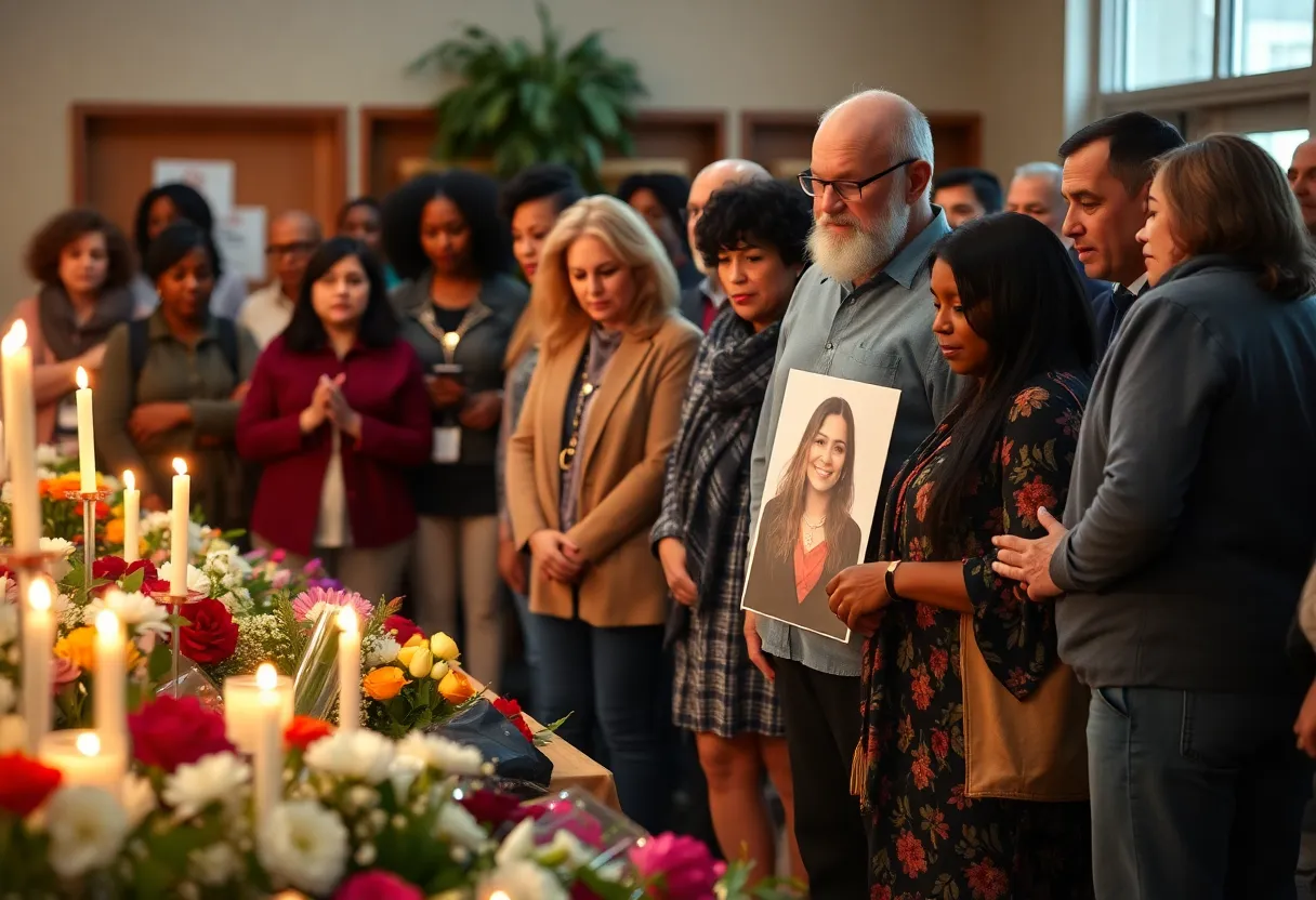 Community members gather in remembrance of Danny Carothers
