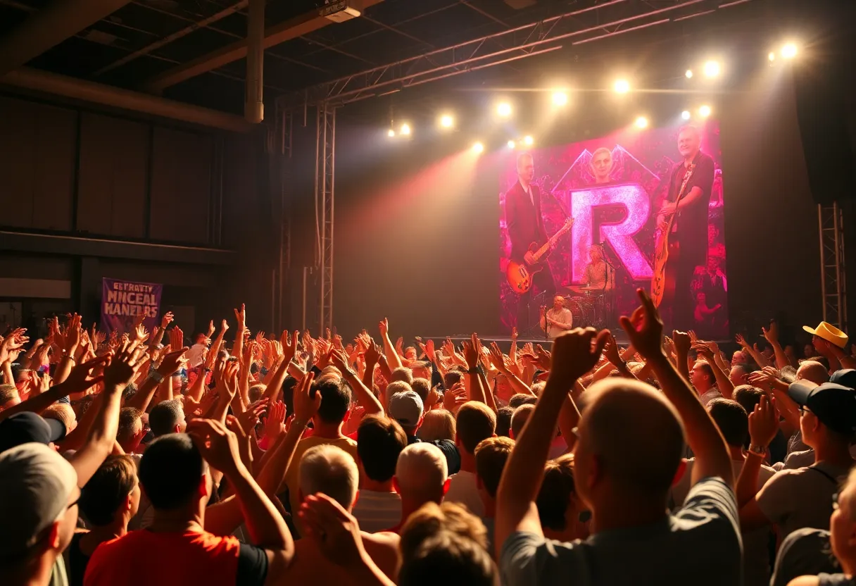Crowd enjoying a country music concert at Southern Kentucky Performing Arts Center.