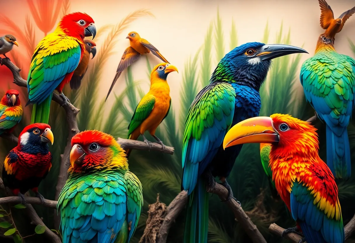 Wildlife photography exhibit featuring local birds