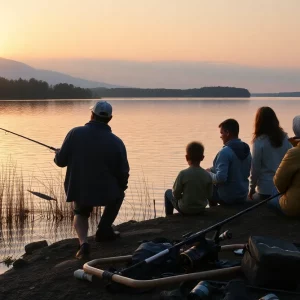 A lakeside family gathering honoring Darrell Cowles Jr.